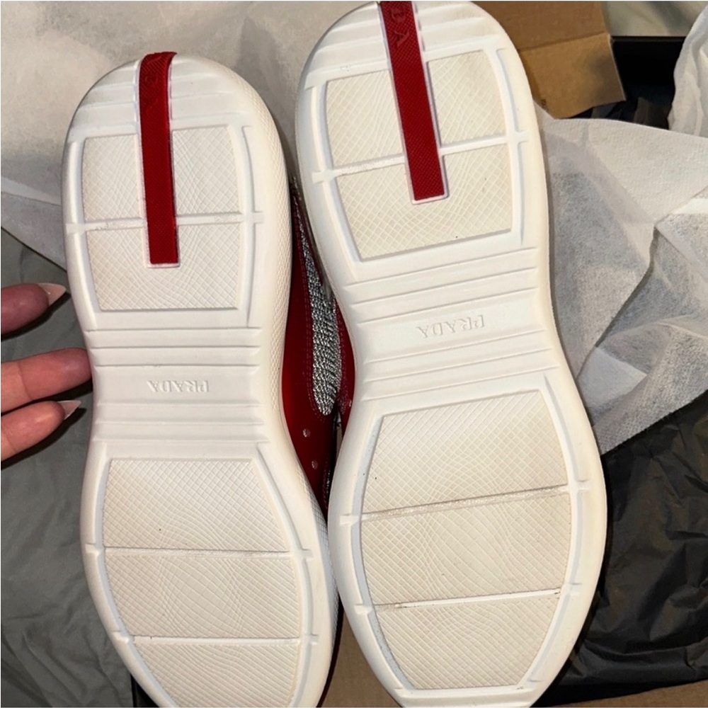 Prada America's Cup biker fabric sneakers - Picture 6 of 8